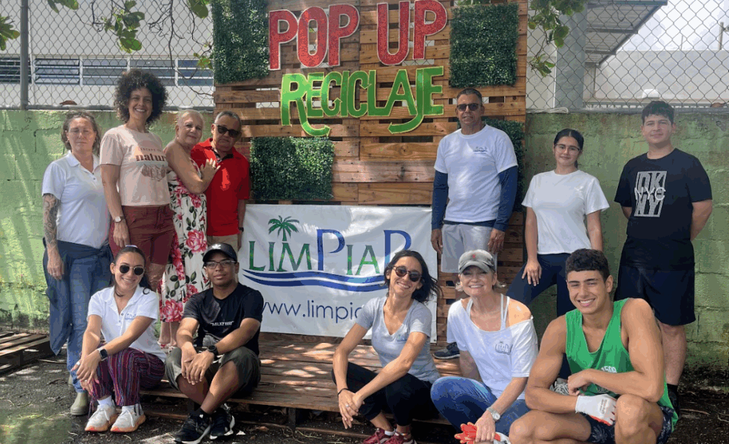 Pop up de reciclaje in Loiza